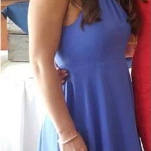 Express Halter Dress Periwinkle - Picture 4 of 5